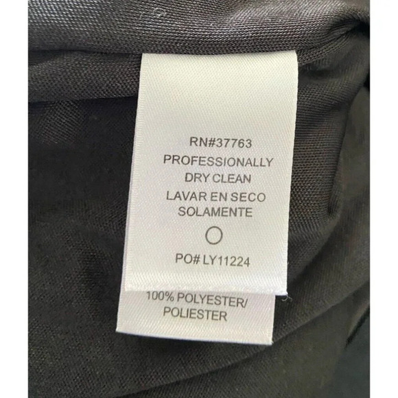 See By Chloe Dress Sheath Silk Ruffle Sleeve Black Size Small S *no size tag* - Picture 6 of 7